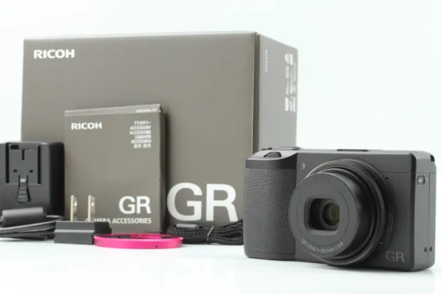 [Top Mint in Box] Ricoh GR IIIx 24.2MP Digital Compact Black APS-C Camera Japan