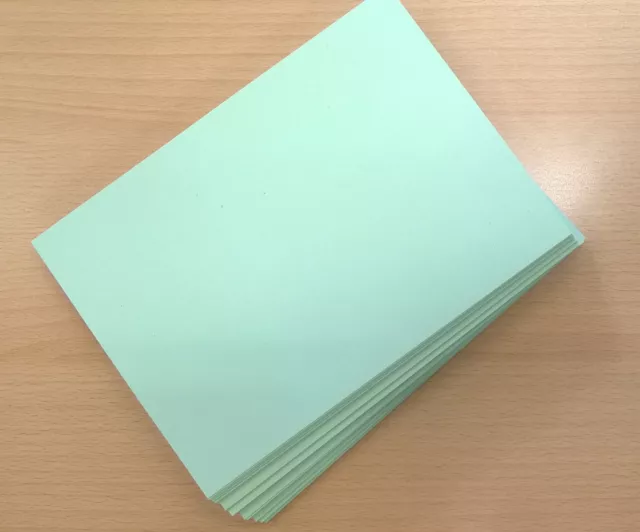 100 Blatt Tonpapier Tonkarton  Bastelkarton DIN A5 lindgrün 160g/m²