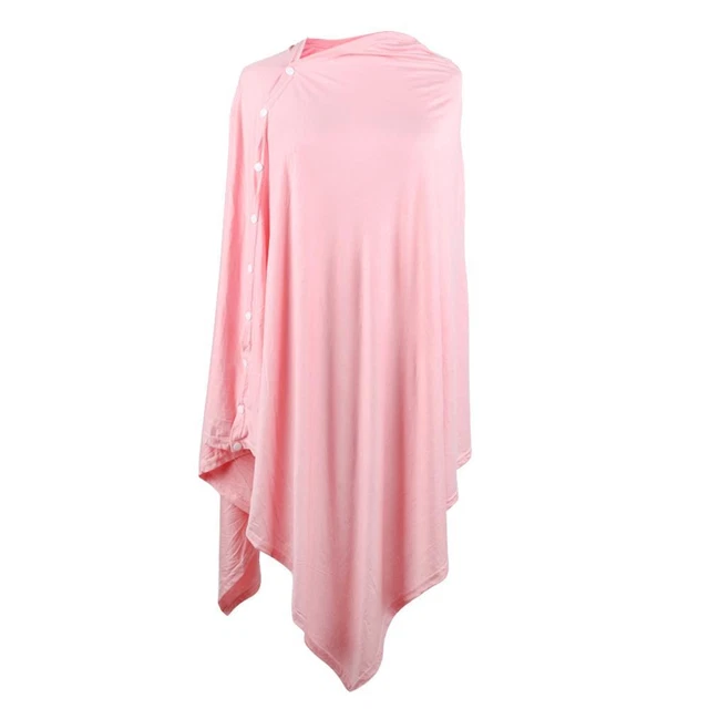 Multifunctional Soft Stretch Scarf Breastfeeding Nursing Cover (Pink) FS2#