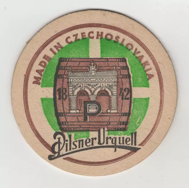 sous bock ancien Pilsner Urquell - bierdeckel/beermat/bierviltje/coaster