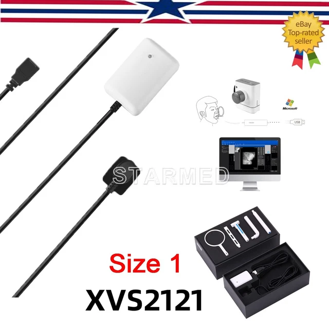 Dental Digital Intraoral Image System RVG X-Ray Sensor Size 1 fit Xray Equipment