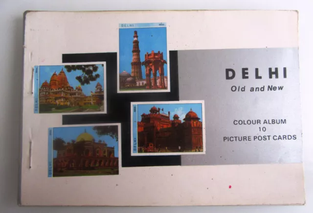 10 x DELHI India Indien Picture-Cards-Book Postkarten-Buch AK Lot ungelaufen