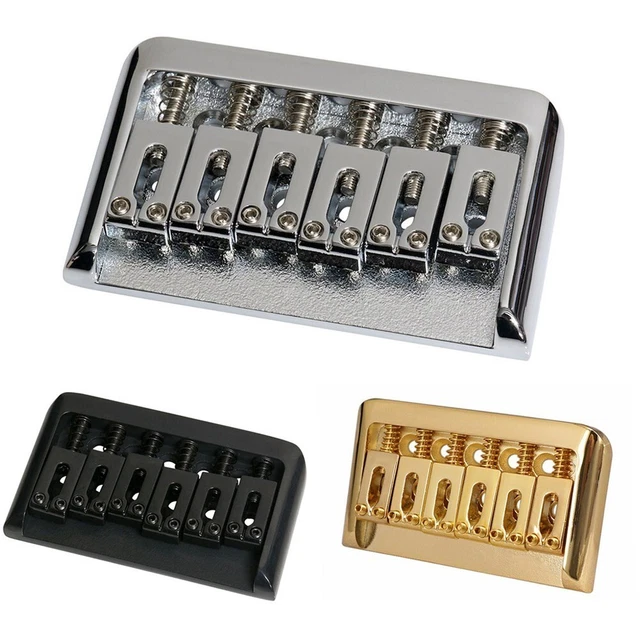 6 Selles De Chevalet Pour Guitare électrique - Alliage Zinc, 3 Hauteurs Différentes (kit Réglage) - 4