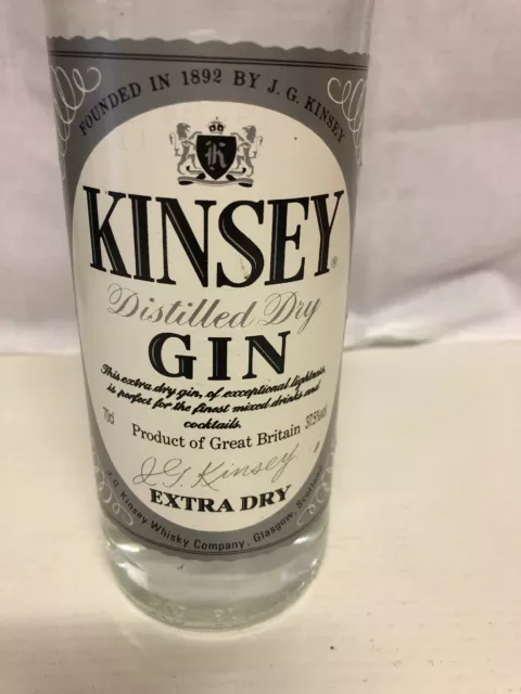 Kinsey gin 0,70 lt. Vintage 2