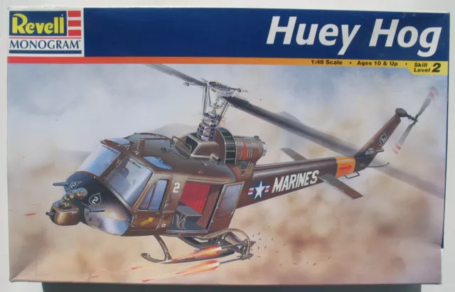 Revell-Monogram Bell UH-1 HUEY HOG 1:48 Hubschrauber Helicopter Bausatz Kit