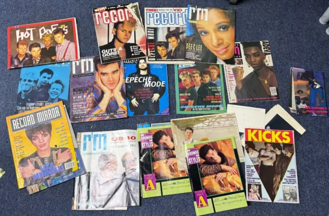 HUGE Depeche Mode fan collection of mags / papers / cuttings from 1980s onwards