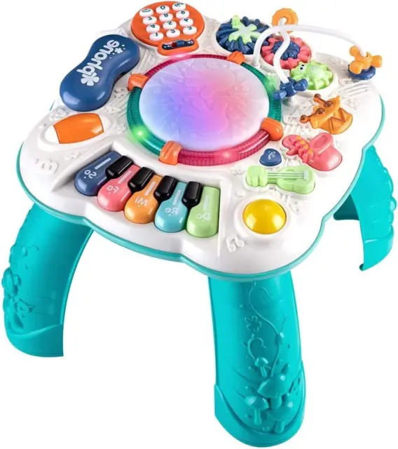 Baby Activity Table, 11 in 1 Early Learning Educational Baby Toy, Musical Table