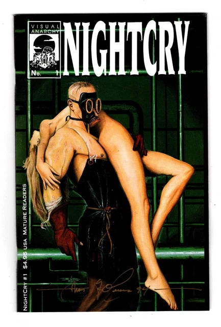 NIGHT CRY 1, VF/NM (9.0) SIGNED THOMAS O'CONNOR w/COA, EVIL ERNIE and RAZOR*