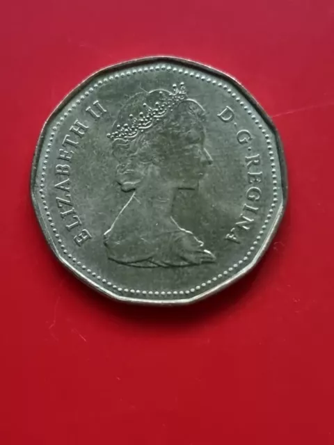 1987 Canada One Dollar  - Almost Uncirculated 3