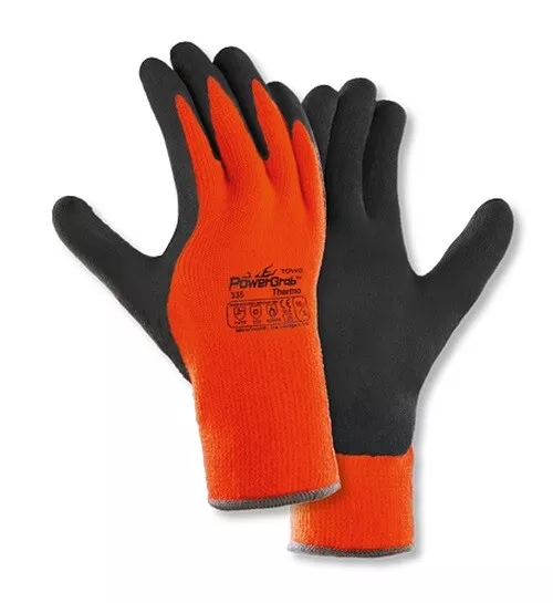 Winter Handschuhe Towa PowerGrab Thermo Kälte Arbeit orange Acryl/Baumwolle NEU