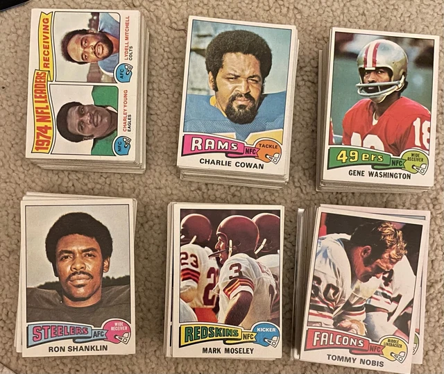 (300+) diff 1975 Topps football starter set/lot - all NM and better! - L1018