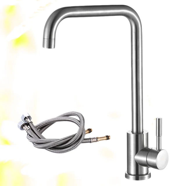 Robinets de cuisine Évier de bar à linge en nickel brossé petit lavage d'évier