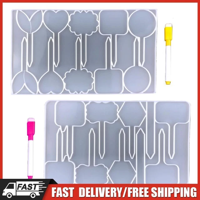 KyeeaDIY 2 Pezzi Stampi in silicone in resina epossidica per portabicchieri stampo per portabottiglie Stampo Set Wine Rack Resin Molds per Bar Cucina Home Decor (2 Pezzi