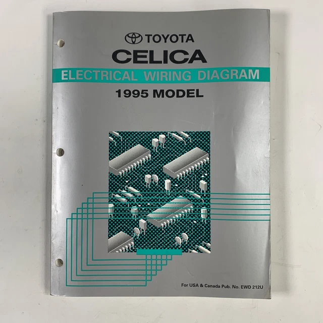 1987 TOYOTA SUPRA Wiring Diagrams Schematics Layout Factory OEM EUR
