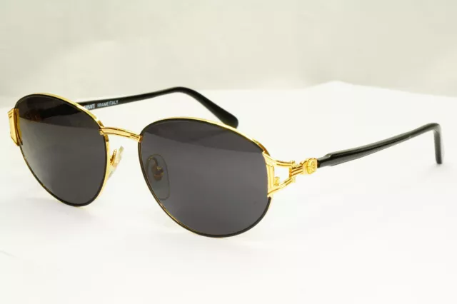 Gianni Versace 1995 Vintage Gold Medusa Black Retro Sunglasses MOD G28 COL 18L 3