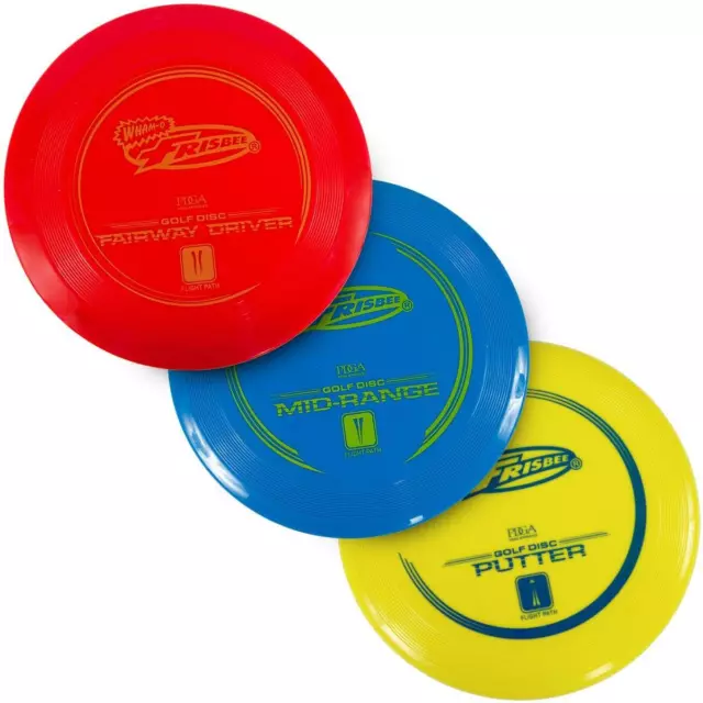 Frisbee Sports Discs WhamO Frisbee Golf Disc Pack 3 Discgolf Farben Mischen