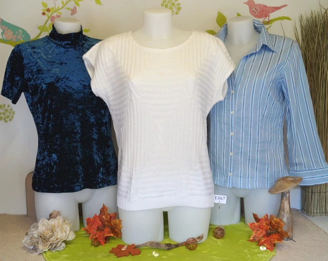 Lot Vêtements Femme Occasion : Débardeur Et Haut Camaïeu - Taille 38 - Très Bon état