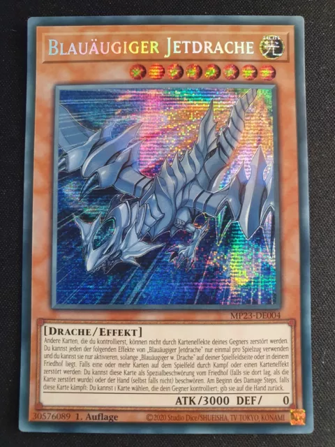 Yu-Gi-Oh! MP23-DE004 Blauäugiger Jetdrache Secret Rare NM 1st