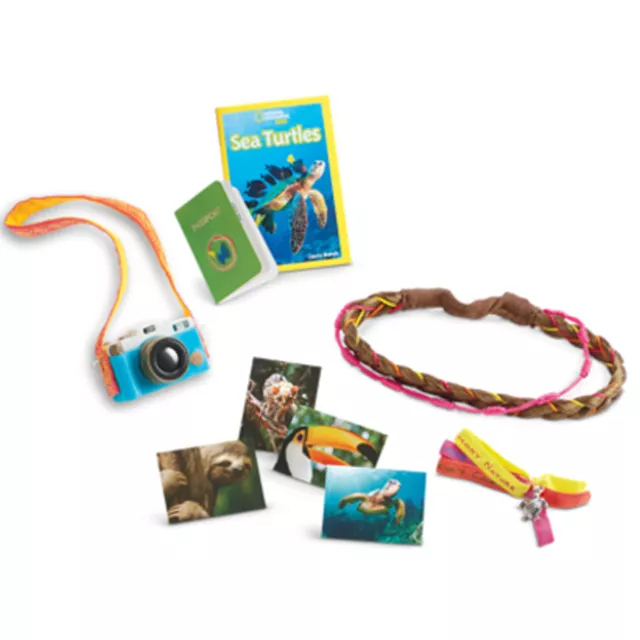 American Girl LE LEA ACCESSORIES for 18" Dolls Lea's Camera Turtle Bracelet NEW