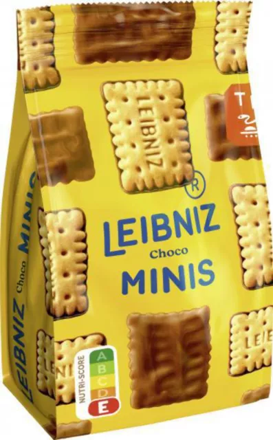 Leibniz Cookies | Leibniz Minis Choco | 4,4 Ounce Total /125 Gr