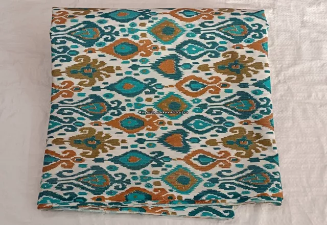 Tela de algodón con estampado Ikat, artesanía india para confección,...