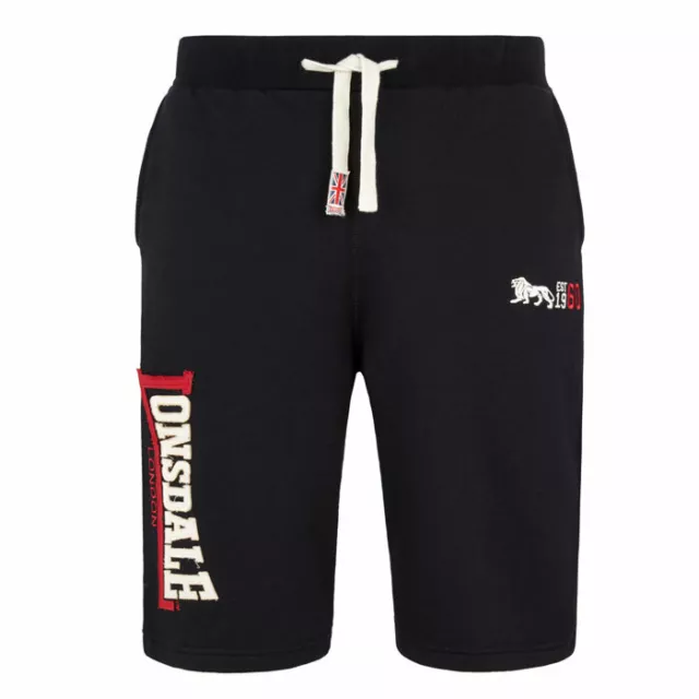 Lonsdale London Mens Fleece Short Sidemouth Fitness Training Running Short M-2XL 2