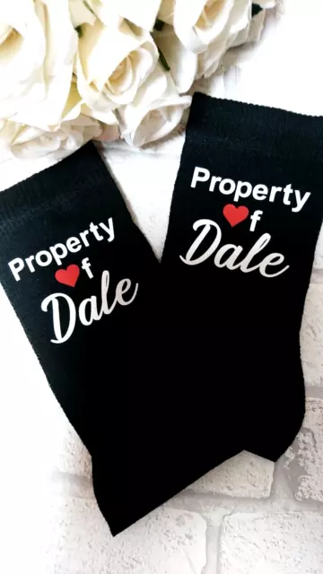 Personalised  Gift Socks Valentine's His or Hers/Boyfriend/Girlfriend/Husband