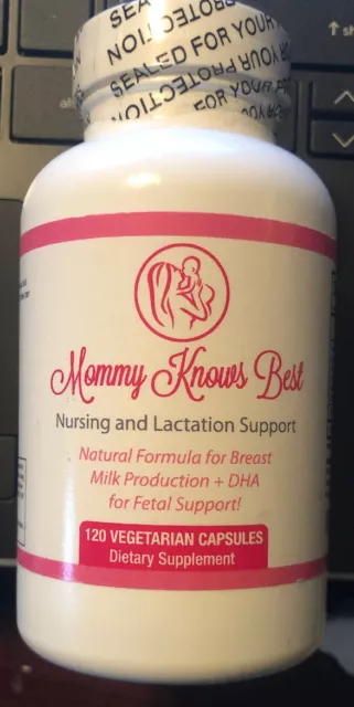 MOMMY KNOWS BEST 120 CAPS. NURSING & LACTATION w/DHA  SUPPORT (APR) 04/2023
