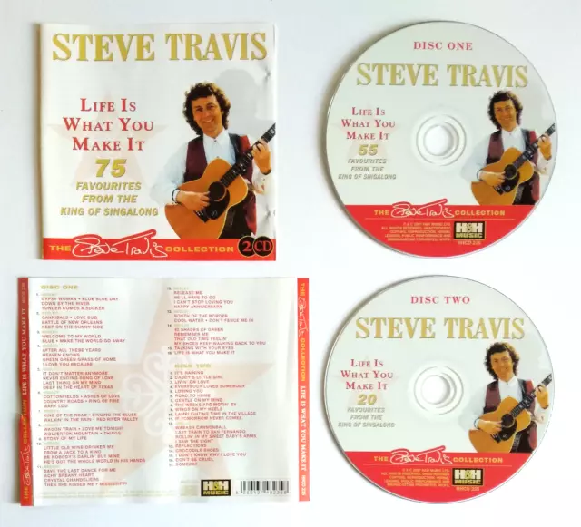 Cd Steve Travis Life Is What You Make It Folk Pop Compact Disc Europe 2007 (Z1)