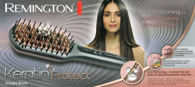 Remington Haarbürste Keratin Protect Glättbürste CB 7480