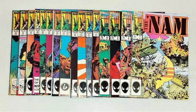(NM9.0) The 'NAM # 1-16 SHARP HIGH GRADE MARVEL VIETNAM Mike Golden John Severin