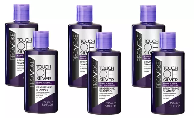 Pro: Voke Touch Of Silver aufhellendes Shampoo neutralisiert Messingtöne 150ml/x6