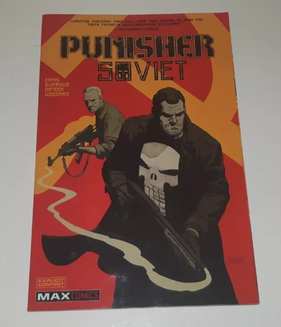 Punisher Soviet Graphic Novel By Garth Ennis Marvel Max VERY RARE OOP MATURE