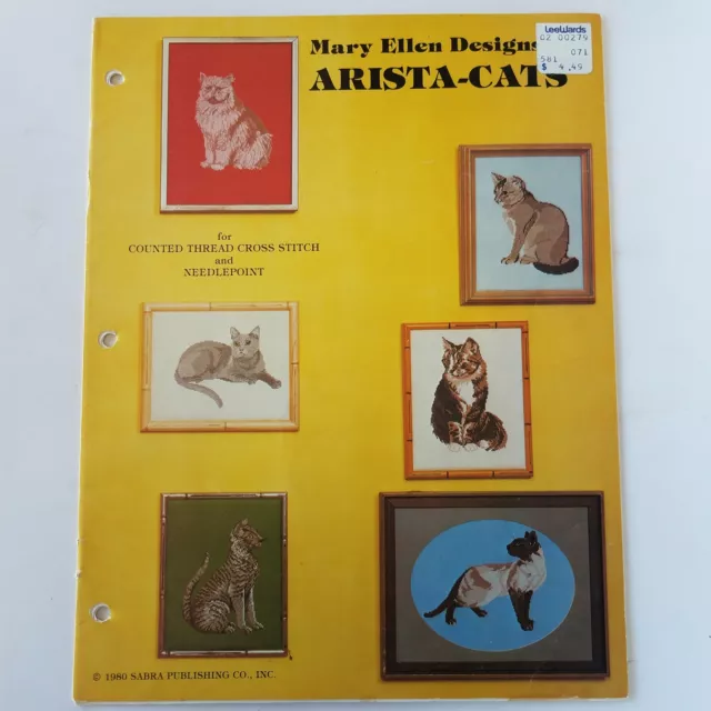 Mary Ellen Designs Arista-Cats 1980 Sabra Publishing Co.