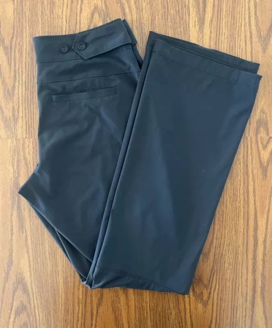 Lucy Black Athletic Pants Womens Size 4 Zip Lululemon-like High Quality