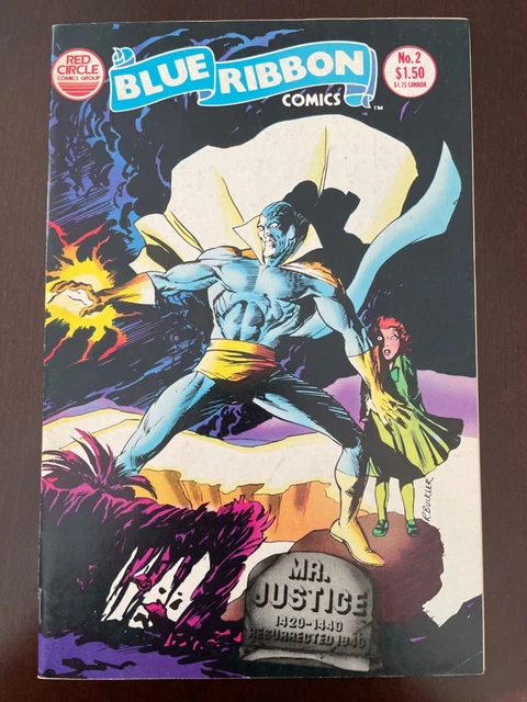 Blue Ribbon Comics #2 vol 3 (Red Circle, 1983) Mr. Justice Wraparound , Ungraded