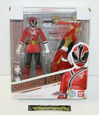 Bandai figurine power rangers samurai SHINKEN RED SHFiguarts BANDAI 2009 NEUF + 
