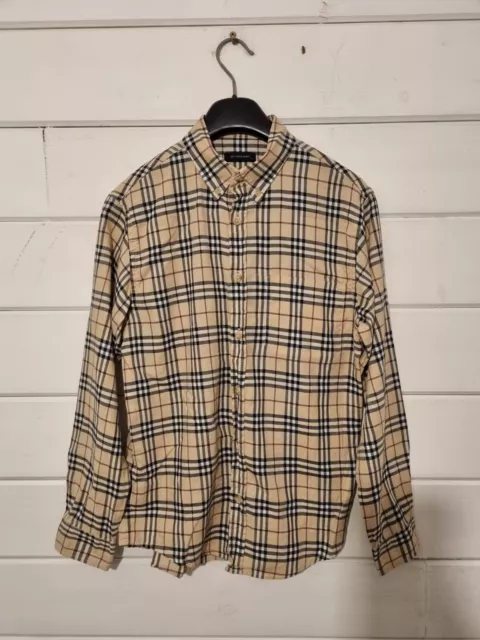 Genuine BURBERRY Classic Check Button Up Shirt Youth/Child's 14Y B25N25