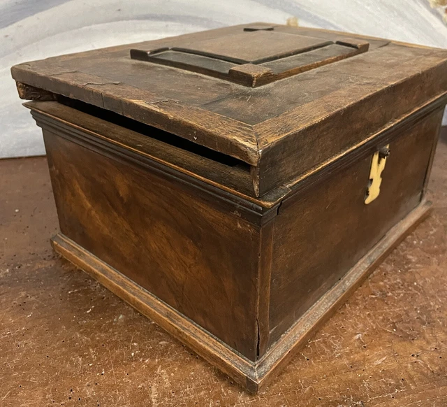 Coffret Ancien Haute Époque Cabinet XVIIIeme Boîte à Bijoux