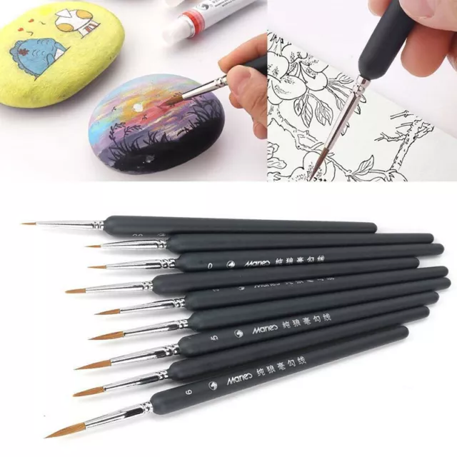 9Pcs art brush painting set acrylic paint oil painting watercolor paint brusFRFR
