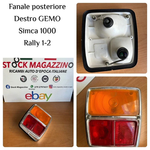 Cabochon Feu Arrière MARCHAL 13569 Pour SIMCA 1000 1200 1300 1500 - Neuf VALEO
