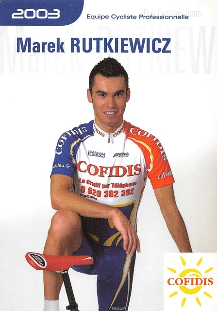 Carte Collection Cyclisme 2003 - Laurent Gané, équipe Cofidis - Photo 10x15 Cm