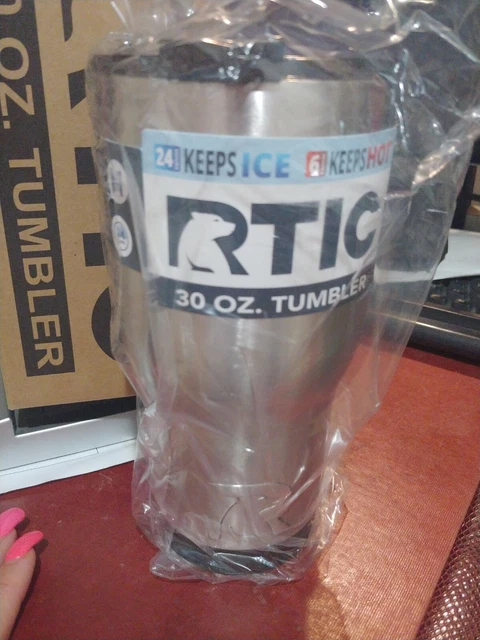 Rtic 30 Oz Stainless Steel Tumbler Travel Hot Cold Beverage Mug Cup Lid