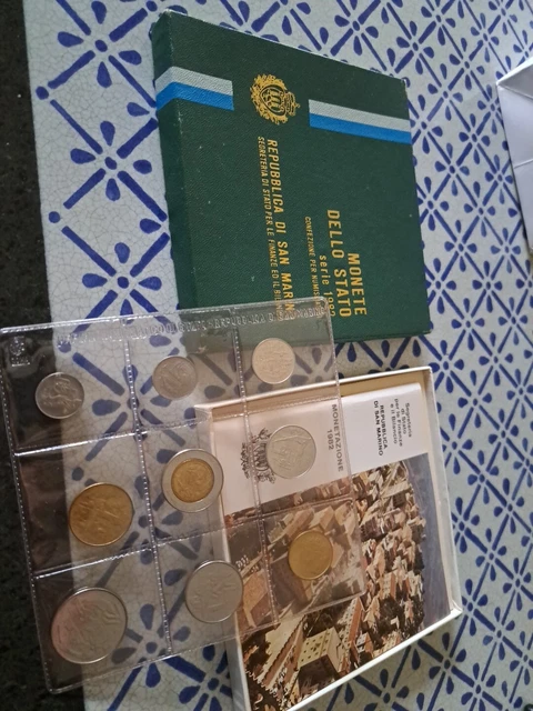 Monete Dello Stato Serie 1982 Repubblica Di San Marino Fdc