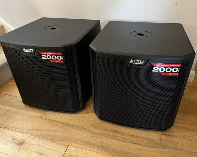 ALTO TS312S POWERED Bass Bins Pair 4000 Watts Total For TS315 TS412