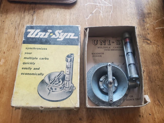 1960s Antique Carburetor Sync tool Balancer Vintage Chevy Ford Hot rat Rod VW 64 1960s Antique Carburetor Sync tool Balancer Vintage Chevy Ford Hot rat Rod VW 64