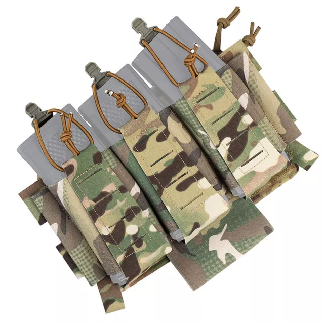 WST Tactical Elastic 556 Triple Mag Poch Set Panneau Avant Support Tourniquee MC