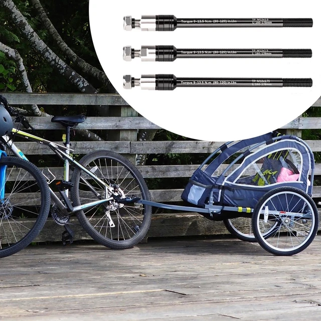 Lot De 2 Embrayages D'attelage Pour Remorque De Vélo Qeridoo, Kidgoo, Sportrex - Pièce De Rechange Acier