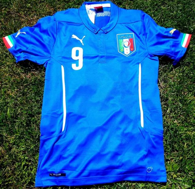 ITALIEN Trikot 9 Balotelli Jersey Camiseta Größe 116-176 NEU PUMA Kinder Italy