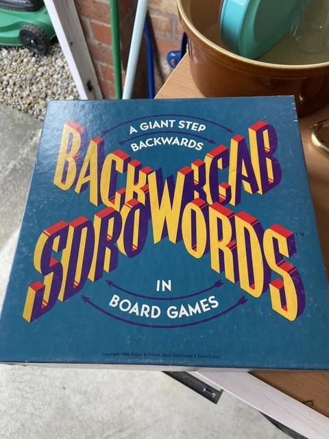 Vintage1988 Backwords Board Game - A Giant Step Backwards in Board Games